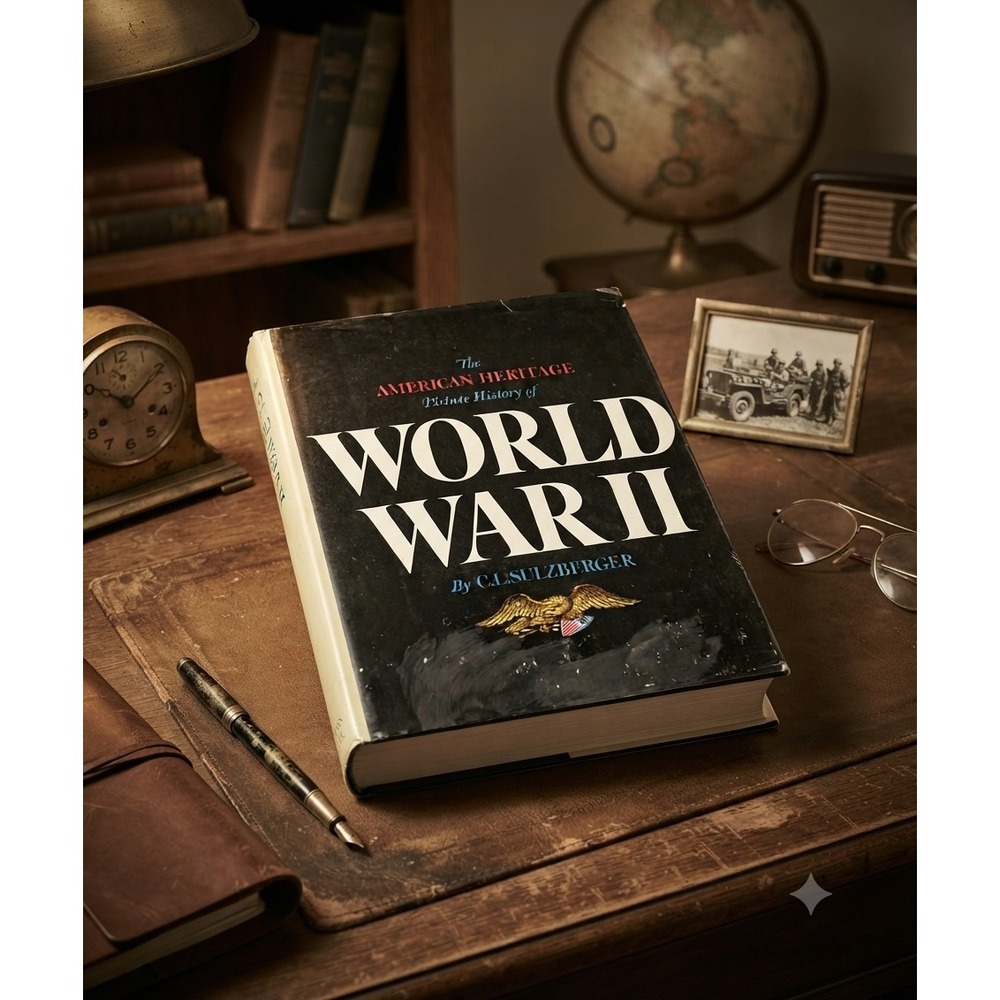 American Heritage Picture History of World War II C.L. Sulzberger Hardcover 1966